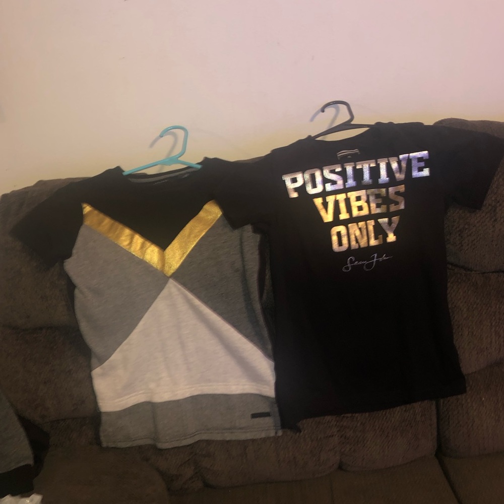 Set of 2 (Worn Once) Sean John Shirts (Boys Small)